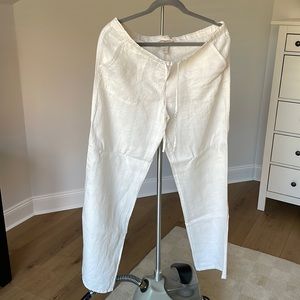 London Jeans Wide Leg Linen Pants
